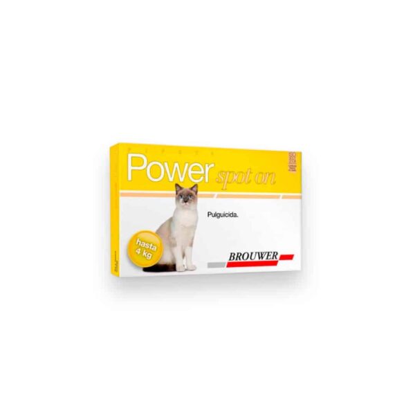 ANTIPULGAS PARA GATO POWER ULTRA (HASTA 4 KG) - CAJA x 1 PIPETA