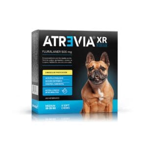 ANTIPULGAS PARA PERRO ATREVIA XR MEDIUM (10 a 20 KG) - CAJA x 4 TABLETAS