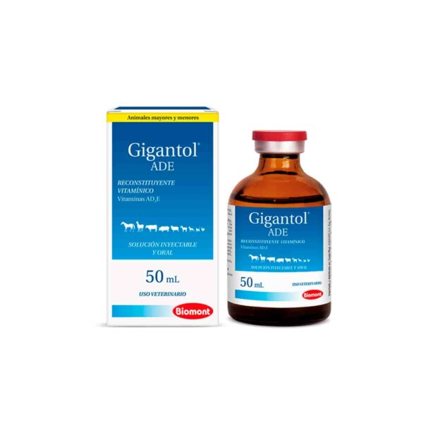 VITAMINAS PARA PERROS, GATOS Y ANIMALES DE PRODUCCIÓN GIGANTOL - FRASCO x 50 ML