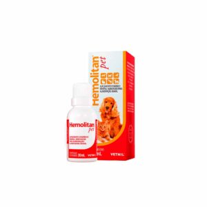 VITAMINAS PARA PERROS, GATOS Y OTRAS MASCOTAS HEMOLITAN PET - FRASCO x 30 ML