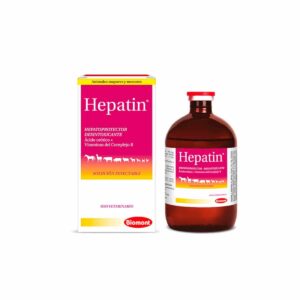 PROTECTOR HEPÁTICO PARA PERROS, GATOS Y ANIMALES DE PRODUCCIÓN HEPATIN  INY - FRASCO x 100 ML
