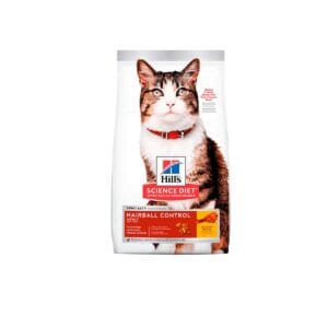 ALIMENTO SECO PARA GATOS HILLS SD FELINE ADULT HAIRBALL CONTROL (POLLO) - BOLSA x 1.6 KG