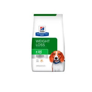 ALIMENTO SECO MEDICADO PARA PERROS HILLS PD CANINE R/D REDUCCIÓN DE PESO (POLLO) - BOLSA x 3.9 KG