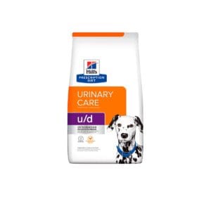 ALIMENTO SECO MEDICADO PARA PERROS HILLS PD CANINE U/D CUIDADO URINARIO (POLLO) - BOLSA x 3.9 KG