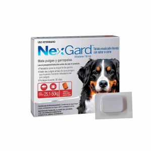ANTIPULGAS PARA PERRO NEXGARD 136 MG (25 a 50 KG) - UNIDAD