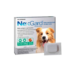 ANTIPULGAS PARA PERRO NEXGARD 68 MG (10 a 25 KG) - UNIDAD