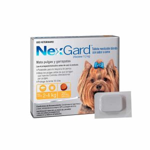 ANTIPULGAS PARA PERRO NEXGARD 11.3 MG (2 a 4 KG) - UNIDAD