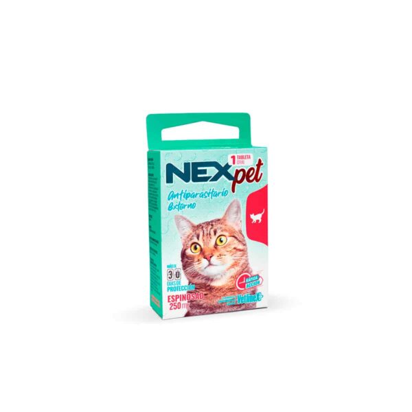 ANTIPULGAS PARA GATO NEXPET - CAJA x 1 TABLETA