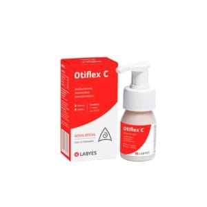 UNGÜENTO ÓTICO PARA PERROS Y GATOS OTIFLEX C - FRASCO x 25 ML