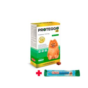ANTIPULGAS PARA PERRO PROTEGGO 3M 111.5 MG (2 a 4.5 KG) - CAJA x 1 TABLETA