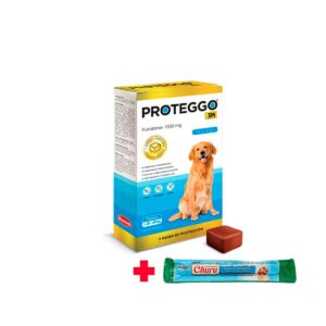ANTIPULGAS PARA PERRO PROTEGGO 3M 1000 MG (20 a 40 KG) - CAJA x 1 TABLETA