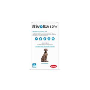ANTIPULGAS PARA PERRO RIVOLTA 12 % 2 ML (20.1 a 40 KG) - CAJA x 1 PIPETA