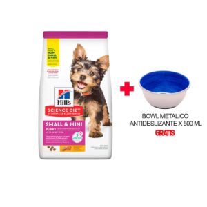 ALIMENTO SECO PARA PERROS HILLS SD PUPPY SMALL & MINI (POLLO Y ARROZ INTEGRAL) - BOLSA x 2.04 KG