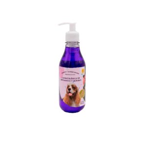 SHAMPOO PARA PERROS PETLINE DERMATOLÓGICO BERGAMOTA Y GERANIO - FRASCO x 330 ML