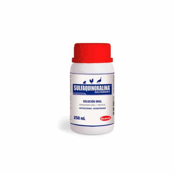 ANTIPARASITARIO PARA AVES Y CONEJOS SULFAQUINOXALINA - FRASCO x 250 ML