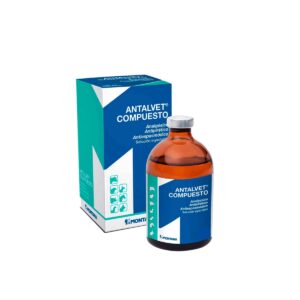 ANTIPIRÉTICO, ANALGÉSICO Y ANTIESPASMÓDICO PARA PERRO Y ANIMALES DE PRODUCCIÓN ANTALVET - FRASCO X 100 ML