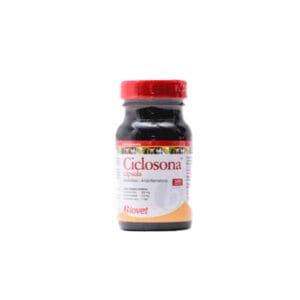ANTIBIÓTICO Y ANTIINFLAMATORIO  PARA PERROS Y GATOS CICLOSONA CAPSULAS - FRASCO x 100 CAP