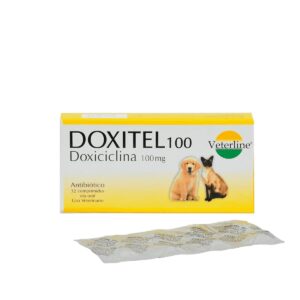 ANTIBIÓTICO PARA PERROS Y GATOS DOXITEL 100 MG - BLISTER x 8 TABLETAS