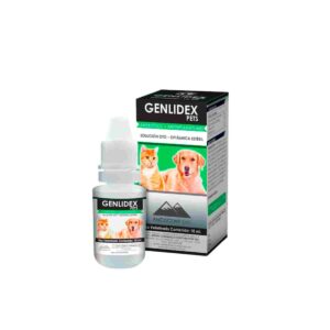 SOLUCIÓN OTO-OFTÁLMICA  PARA PERROS Y GATOS GENLIDEX PETS - GOTERO x 10 ML