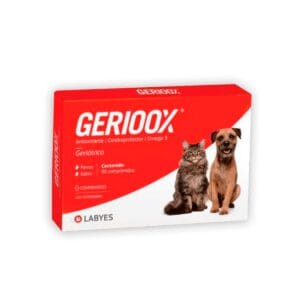 VITAMINAS PARA PERROS Y GATOS GERIOOX - BLISTER X 10 UNID