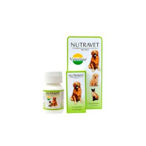 VITAMINAS PARA PERROS Y GATOS NUTRAVET - FRASCO x 30 TABLETAS