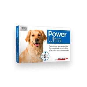 ANTIPULGAS PARA PERRO POWER ULTRA (21 a 40 KG) - CAJA x 1 PIPETA