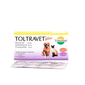 ANTIPARASITARIO PARA PERROS Y GATOS TOLTRAVET PLUS -  BLISTER X 8 UNID