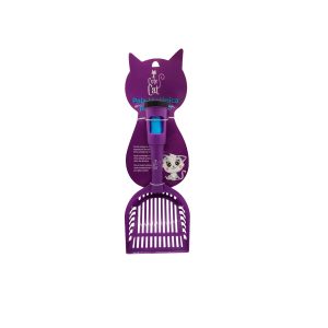 PALA HIGIÉNICA CUTE CAT - MORADO I PALA HIGIÉNICA PARA GATOS