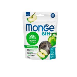SNACK PARA PERRO MONGE GIFT SUPER "M" DIGESTION SENSIBLE (GARBANZO Y MANZANA) - SOBRE X 150 GR