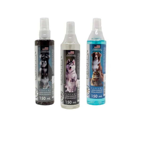 PERFUME HIPOALERGÉNICO PARA PERROS Y GATOS FRUPPY (MACHO) – FRASCO X 150 ML