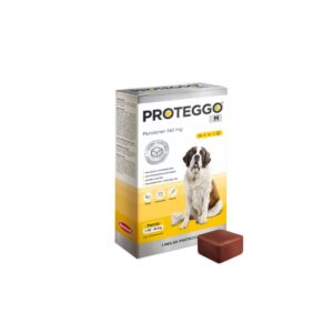 ANTIPULGAS PARA PERRO PROTEGGO M 560 MG (40 a 56 KG) – CAJA x 1 TABLETA