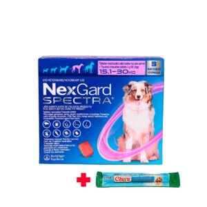 ANTIPULGAS PARA PERRO NEXGARD SPECTRA L ( 15 - 30 KG ) - CAJA X 3 UNID