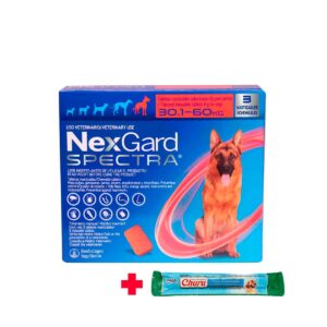 ANTIPULGAS PARA PERRO NEXGARD SPECTRA XL (30 - 60 KG ) - CAJA X 3 UNID