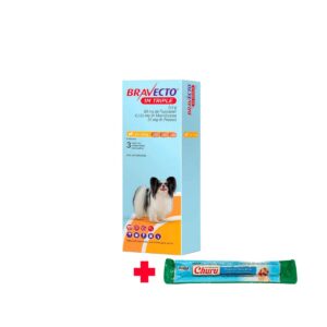 Bravecto 1M Triple 2.5–5 kg - Caja x 3 unid