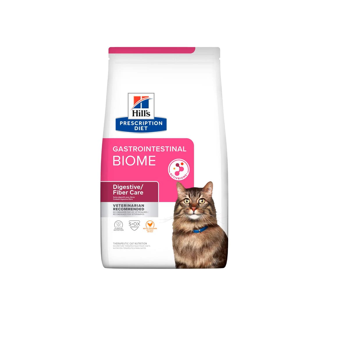 ALIMENTO SECO MEDICADO PARA GATOS HILLS PD FELINE GASTROINTESTINAL BIOME - BOLSA X 1.8KG