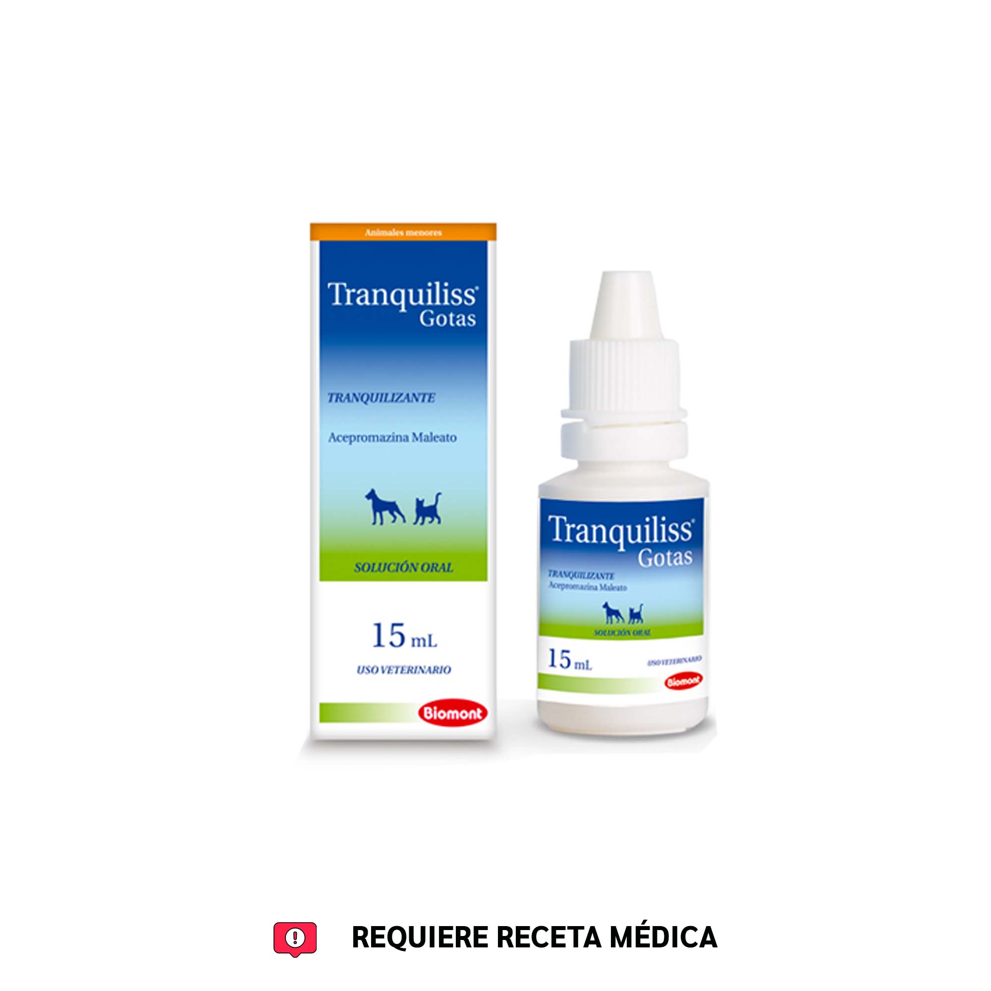 TRANQUILISS GOTAS Sedante y Tranquilizante para Perros y Gatos 15 ml | Farmascota